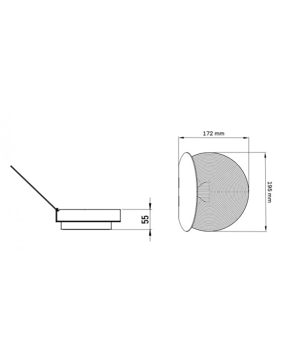 DCW éditions Poudrier Wall Lamp